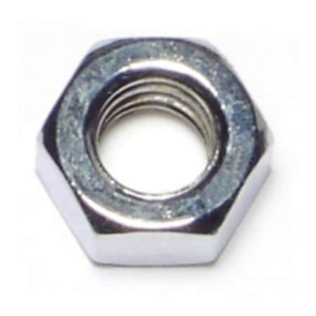 Hex Nut, 5/16-18, Steel, Grade 5, Chrome Plated, 10 PK